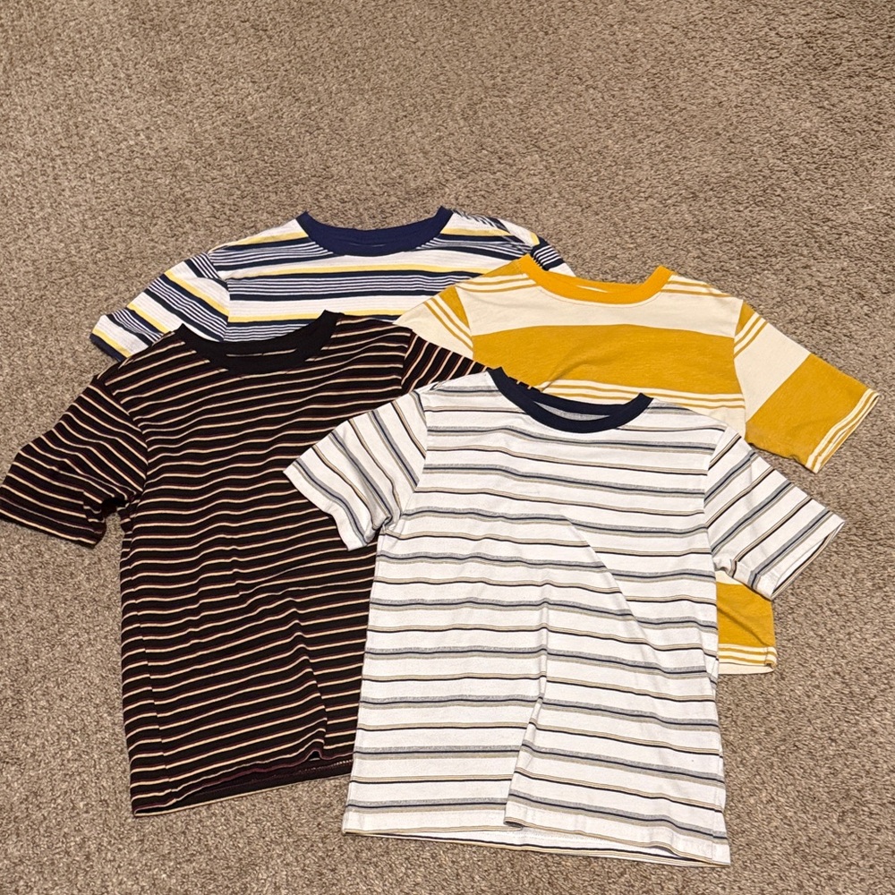 Striped Kids T-Shirts - Multicolor Pack